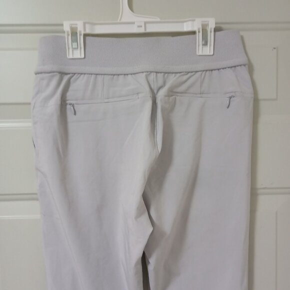 Athleta Womens Light Gray High-Waisted Trousers Size 2 Pants Activewear - Picture 6 of 11